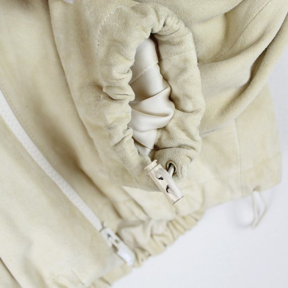 NWT Vince Suede Zip Hooded Jacket | Luxury Casual Outerwear - Picture 12 of 15